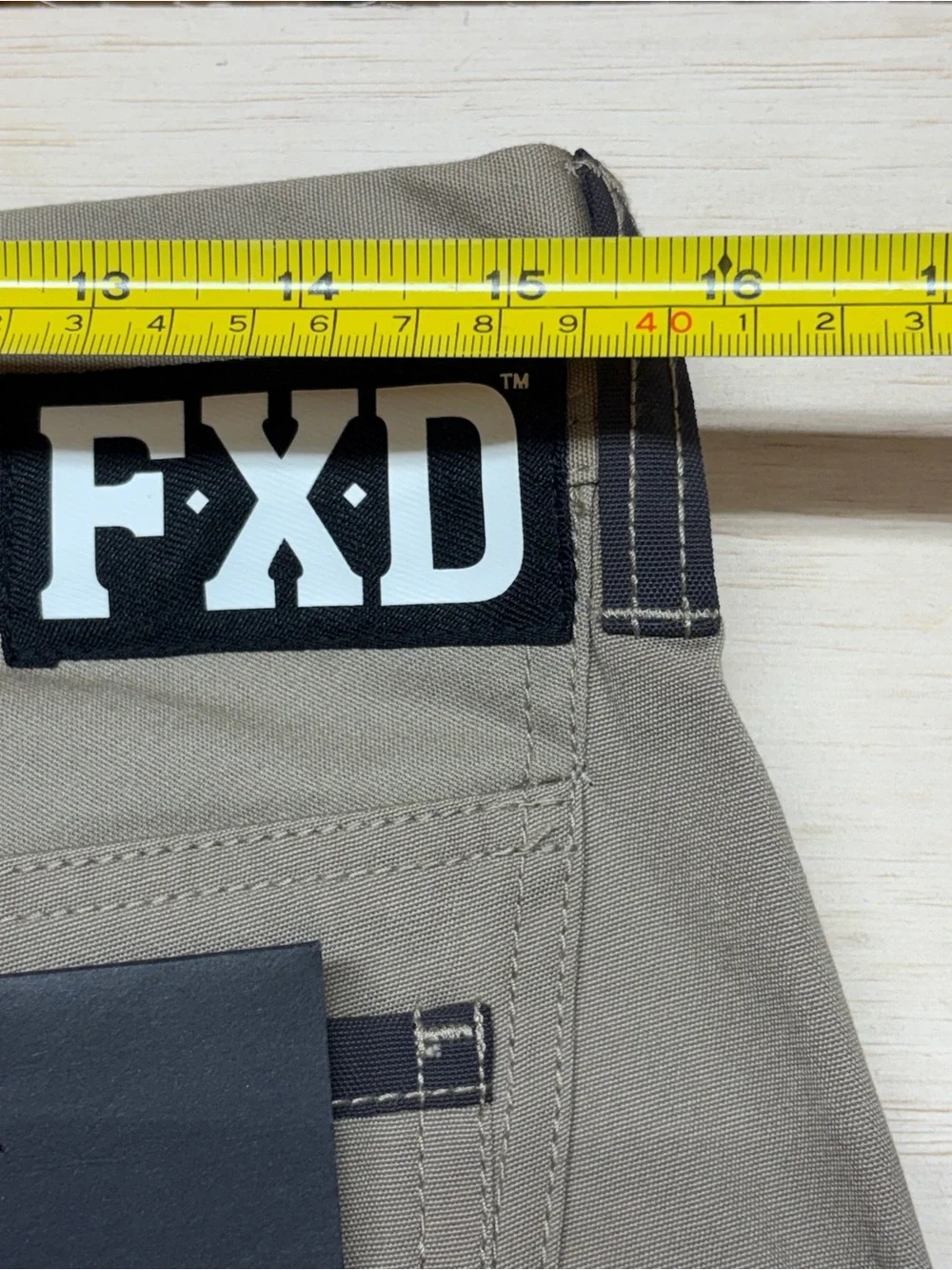 NWT FXD WP-1 Regular Fit Canvas Work Pants Size 30 Khaki DURA500 Utility Pockets - Picture 8 of 9